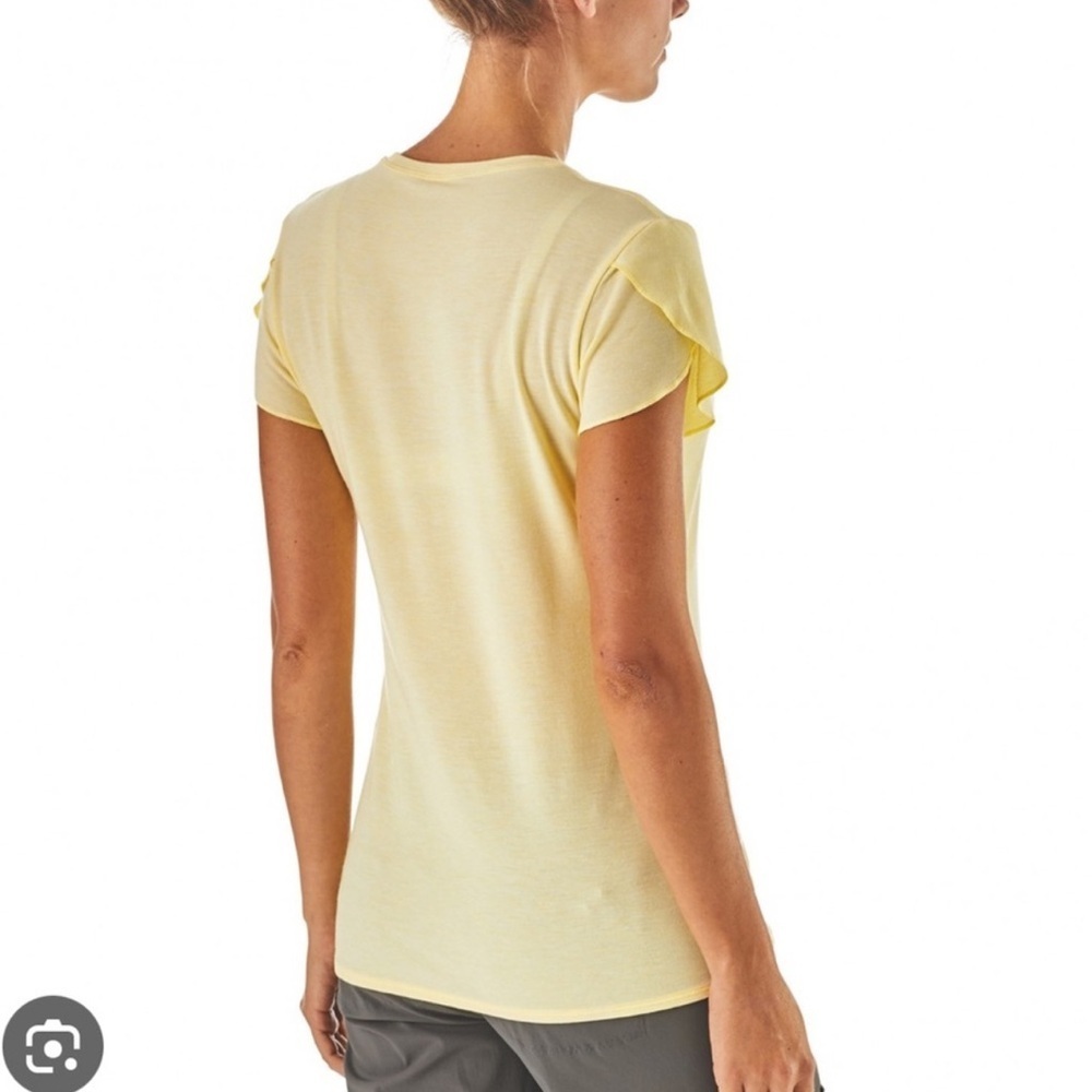 Patagonia Womens Glorya Flutter Sleeve Shirt Small